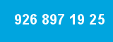 926 897 19 25